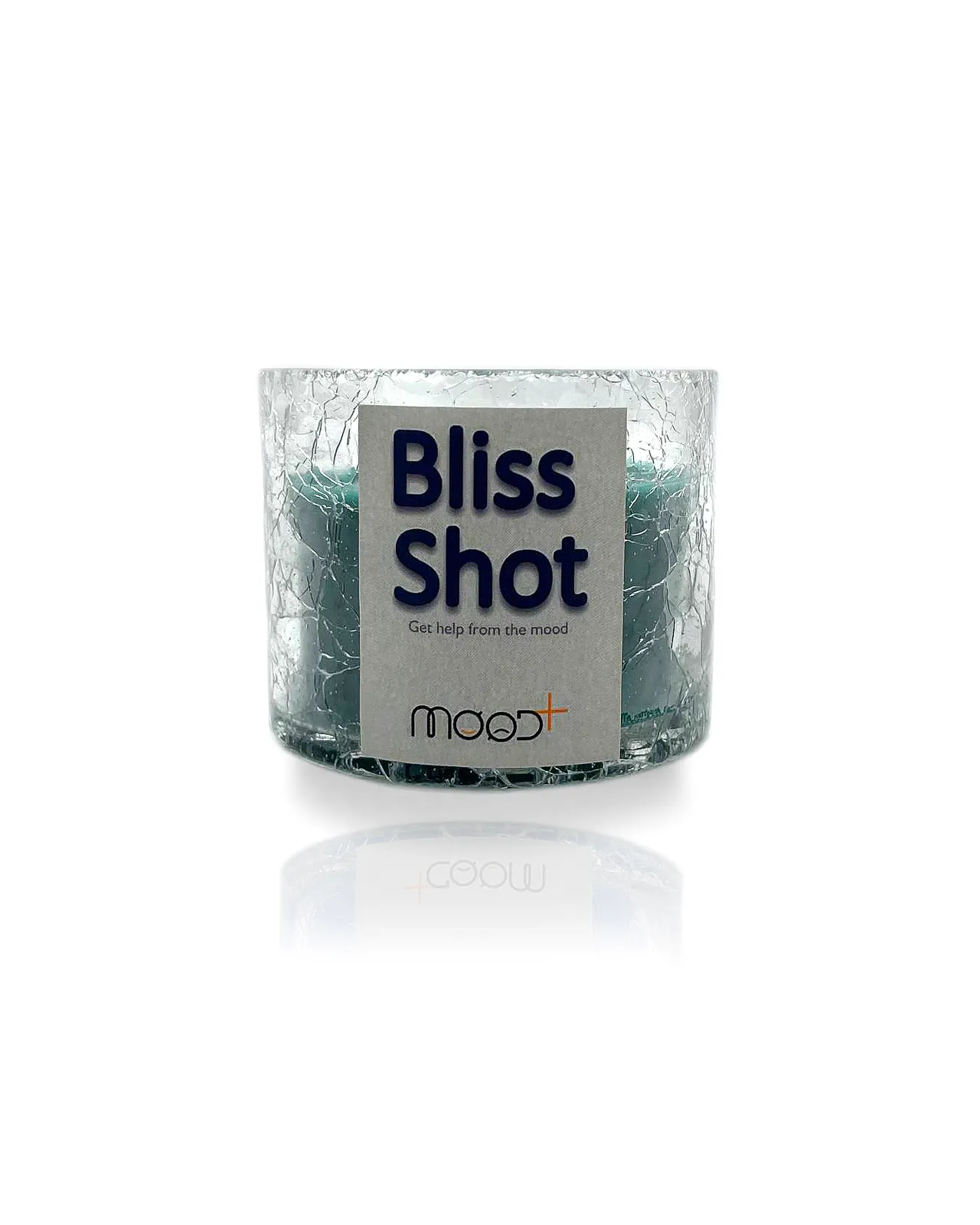 شمع شیشه‌ای Mood مدل Bliss Shot سبز