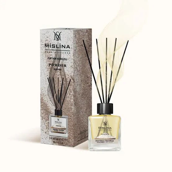 خوشبو کننده هوا MISLINA حجم 110ML با رایحه POWDER کرم