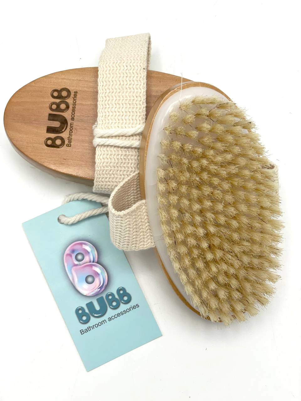 برس شستشوی بدن بدون دسته بیضی bubb