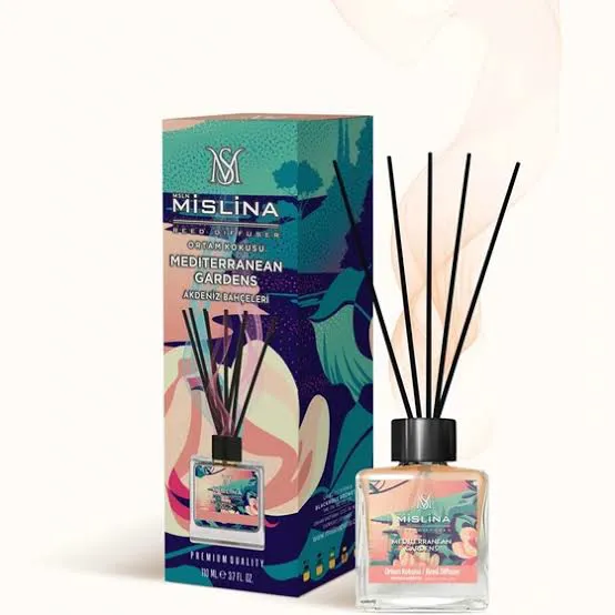 خوشبو کننده هوا MISLINA حجم 110ML با رایحه MEDITERRANEAN رنگی