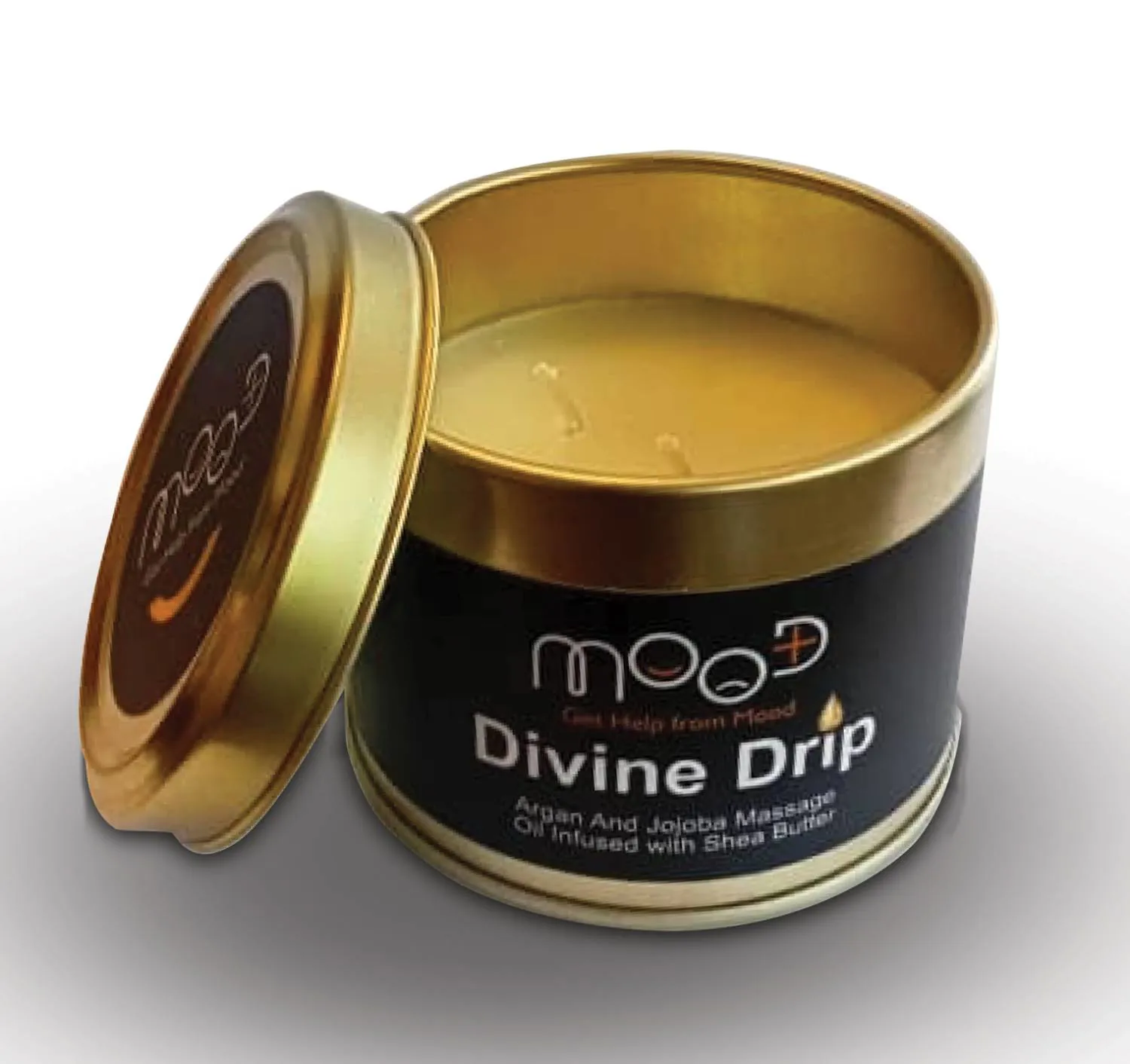 شمع اسپا MOOD مدل DIVINE DRIP مخصوص ماساژ سفید